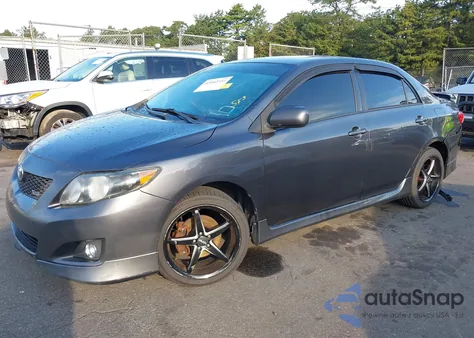 2009 Toyota Corolla Xrs из США, поврежденный, VIN 2T1BE40EX9C010535